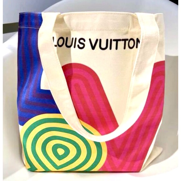Louis Vuitton Exhibition Bag Eco Canvas Japan Exclusive Event shopping tote LV - Picture 3 of 9